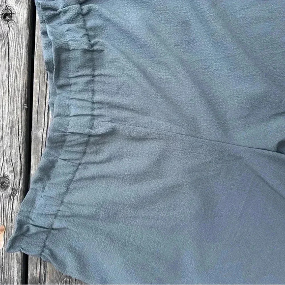 Long Grey Stretch Wide Leg Pants Size 4XL - Picture 2 of 7